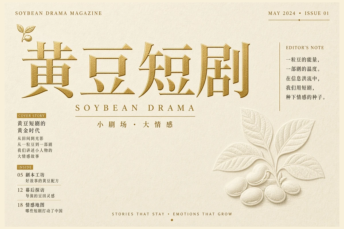 黄豆短剧帮助中心栏目主题视觉